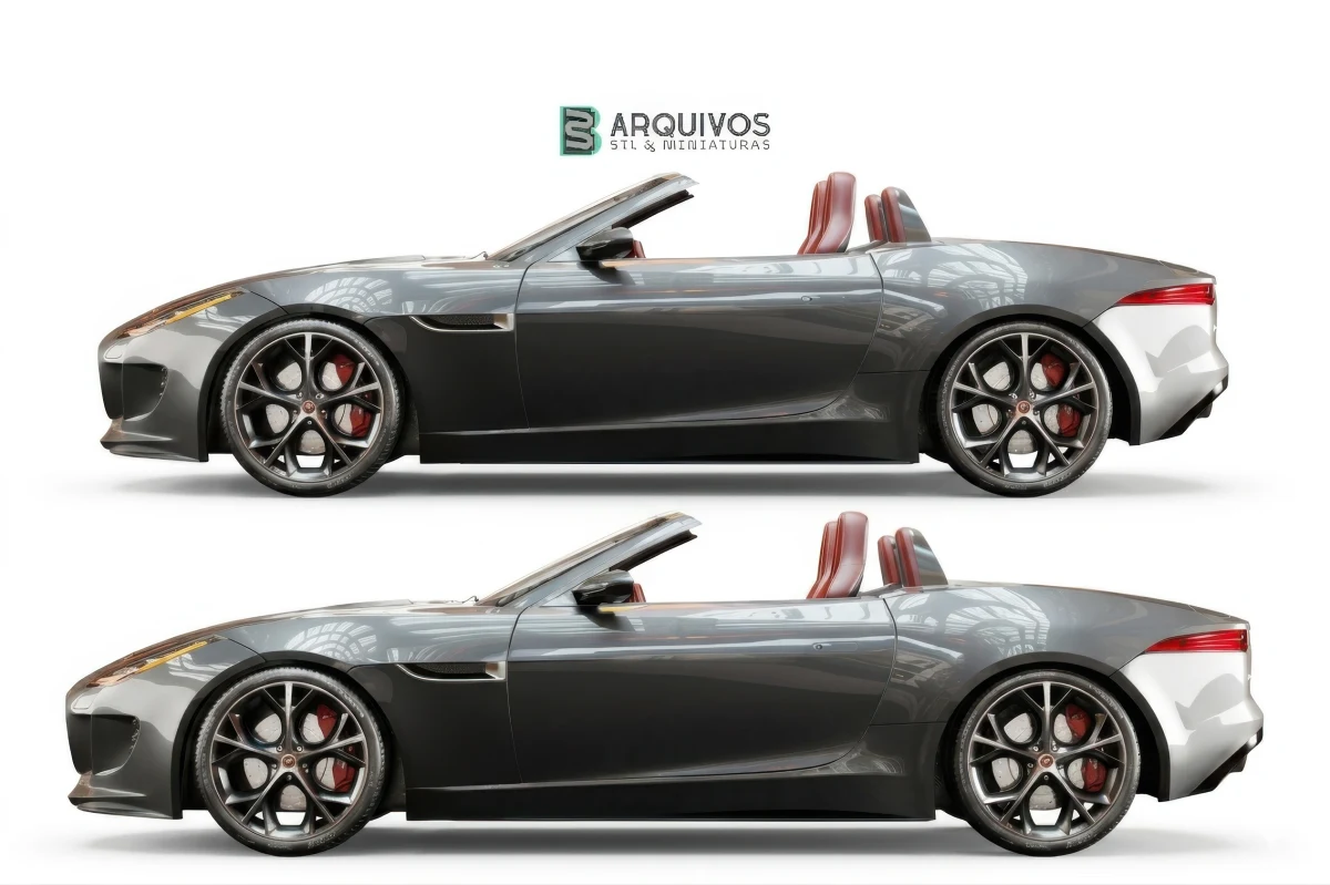 Modelo 3D STL - Jaguar F TYPE — foto 2